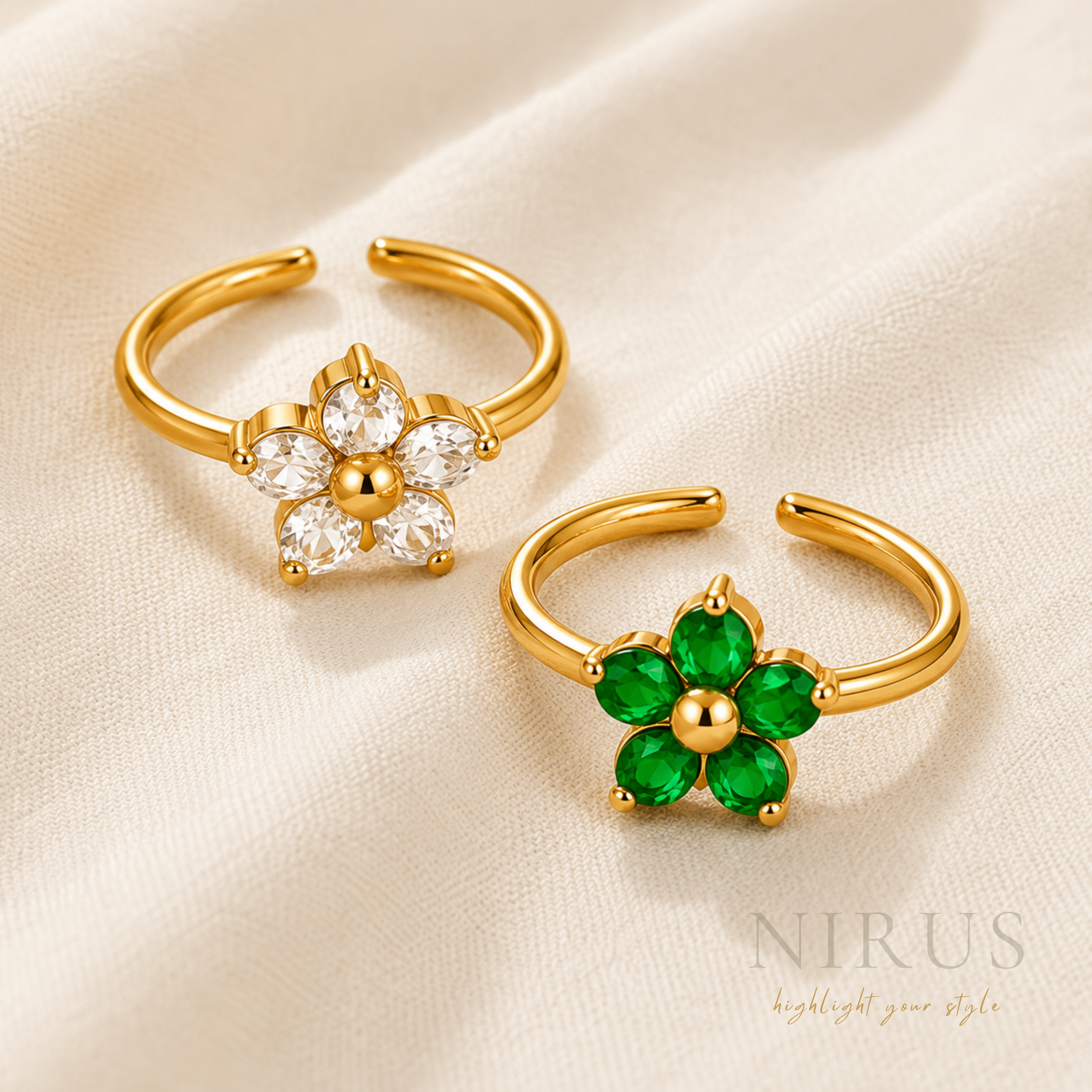 Bloom Stone Ring