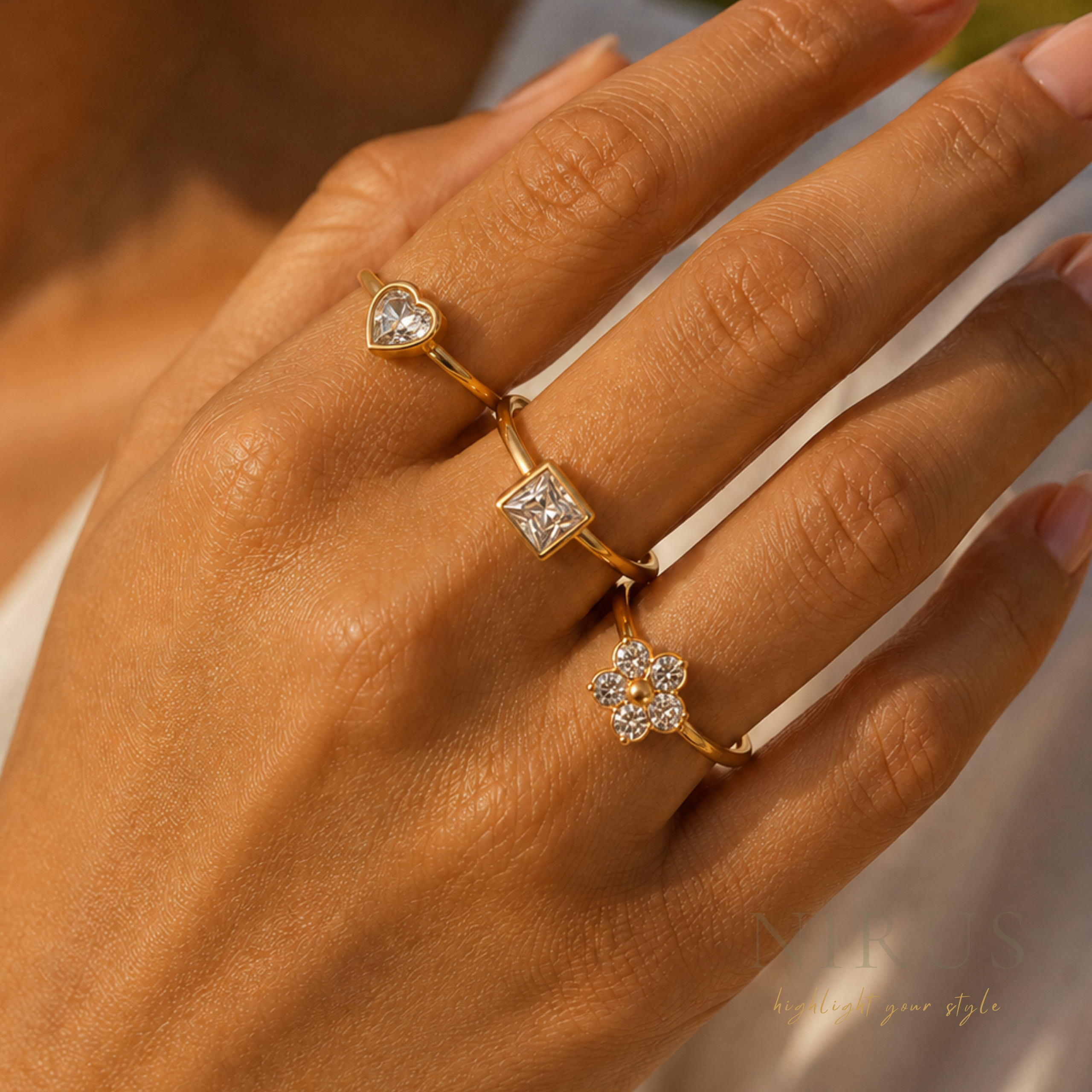 Bloom Stone Ring