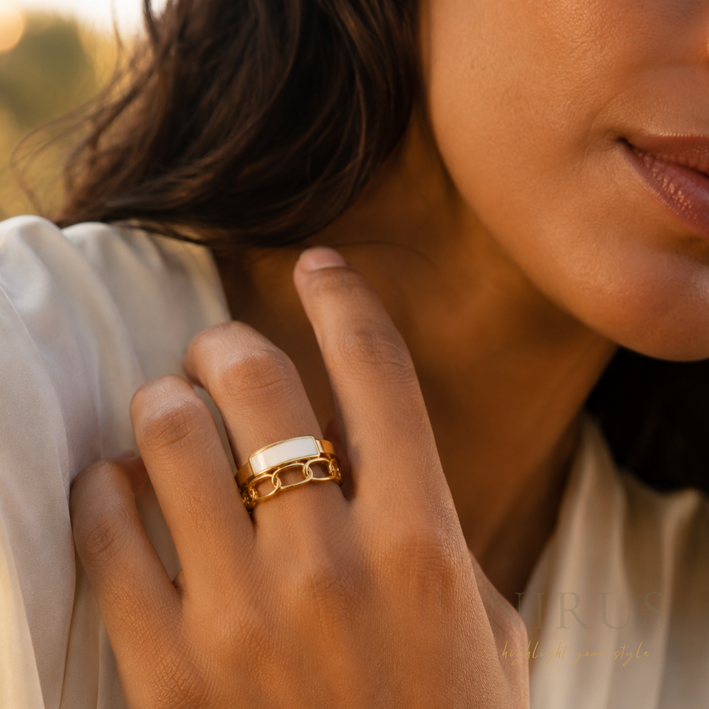 Ivory Bloc Ring