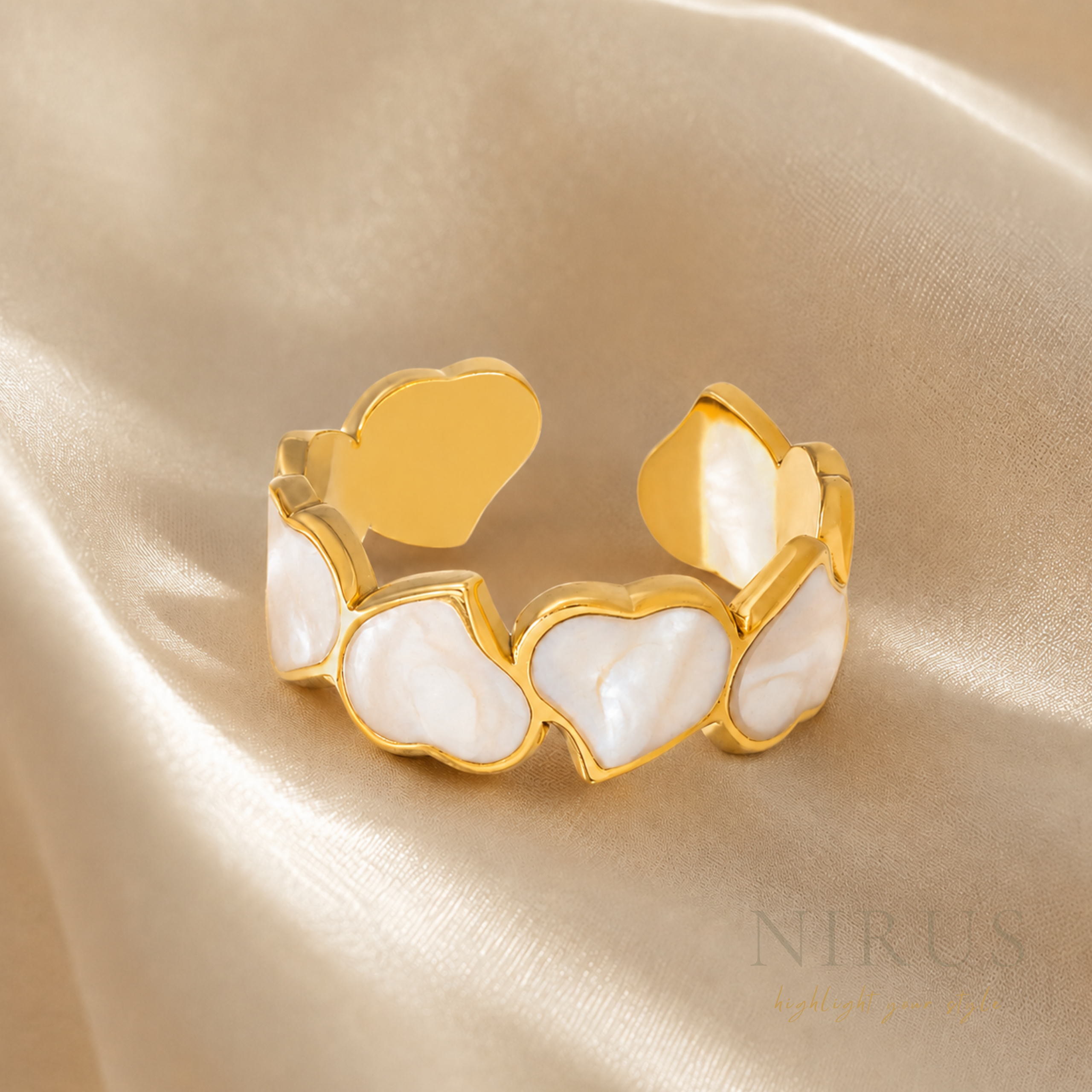 Aurora Hearts Ring