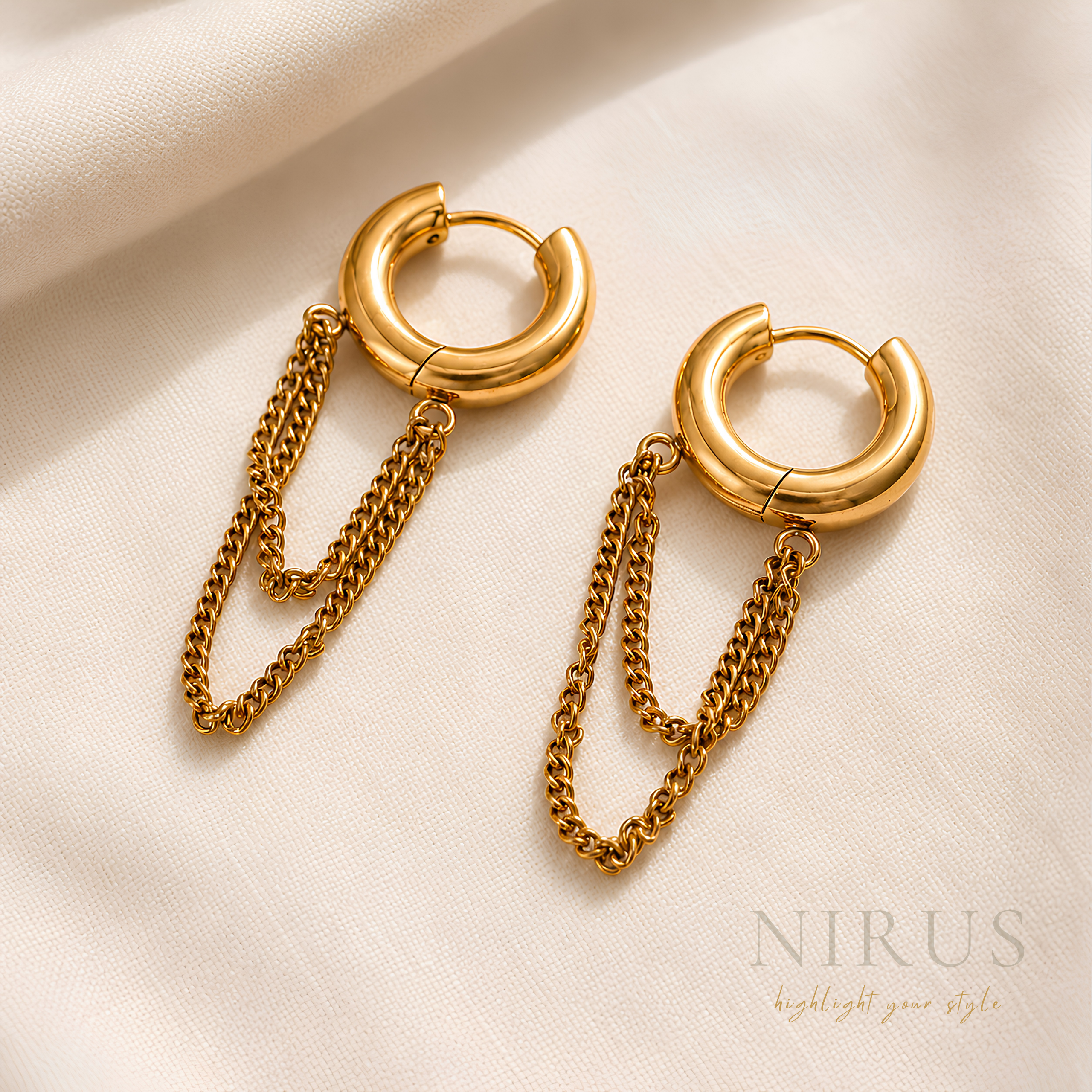 Cascade Chain Hoops