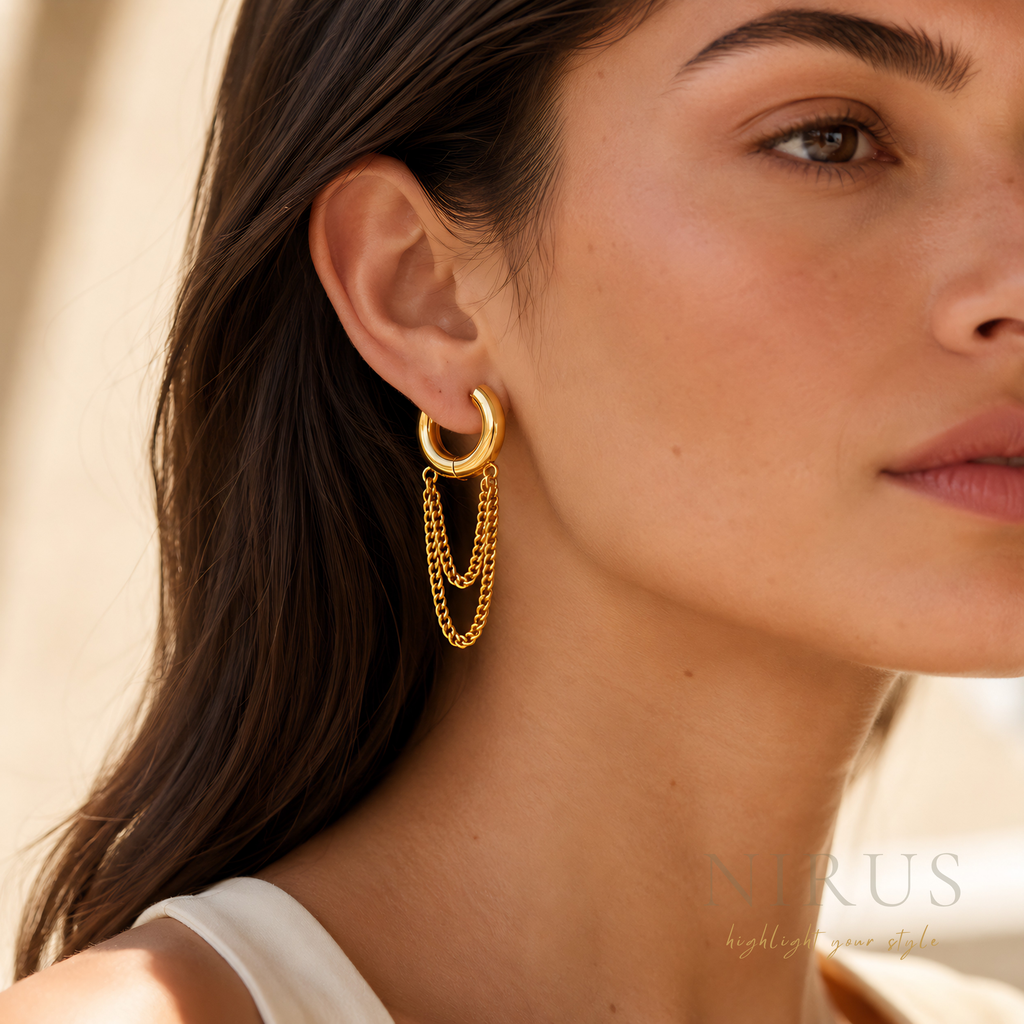 Cascade Chain Hoops