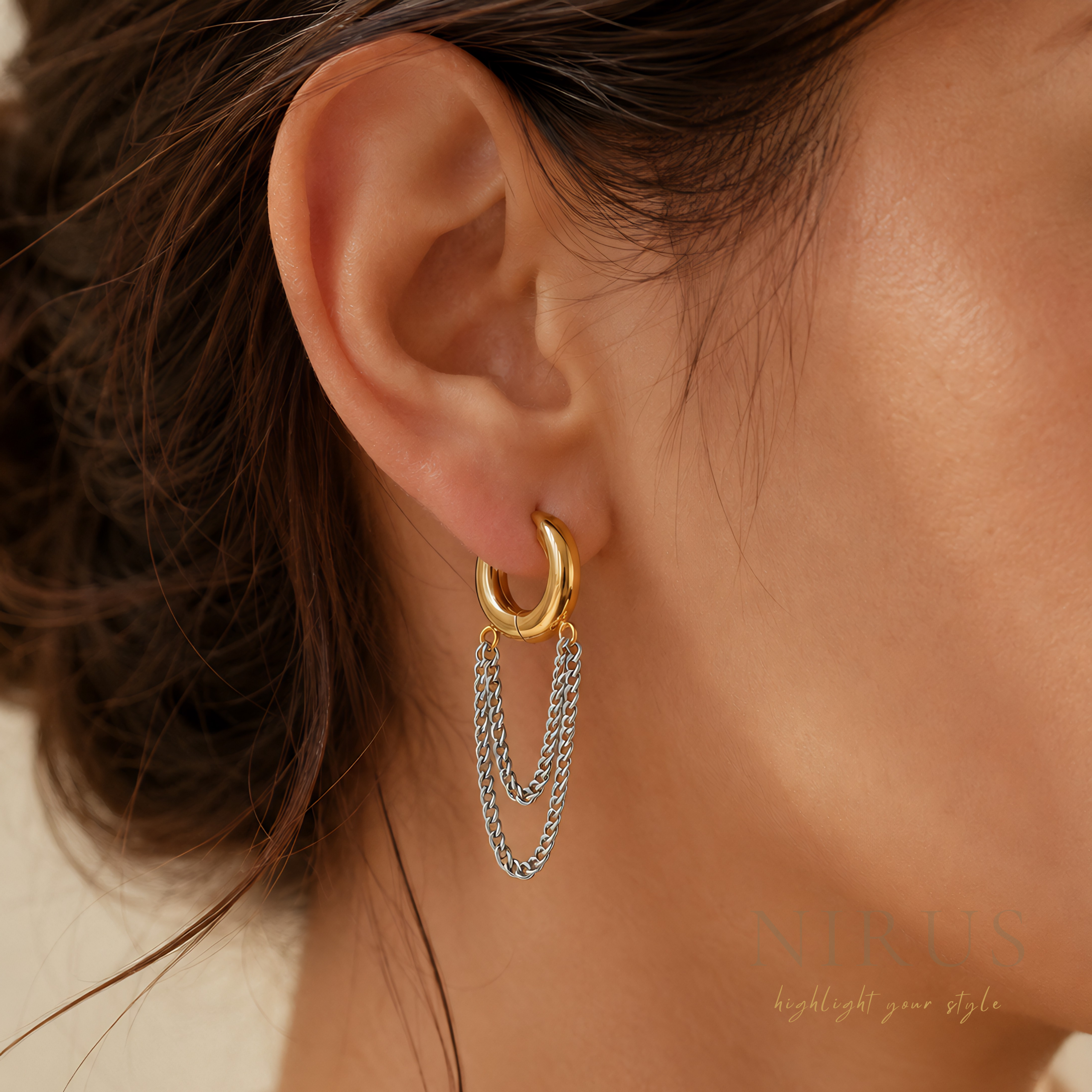 Cascade Chain Hoops