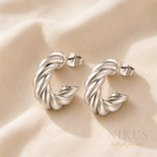 Torsade Hoop Studs