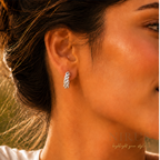 Torsade Hoop Studs