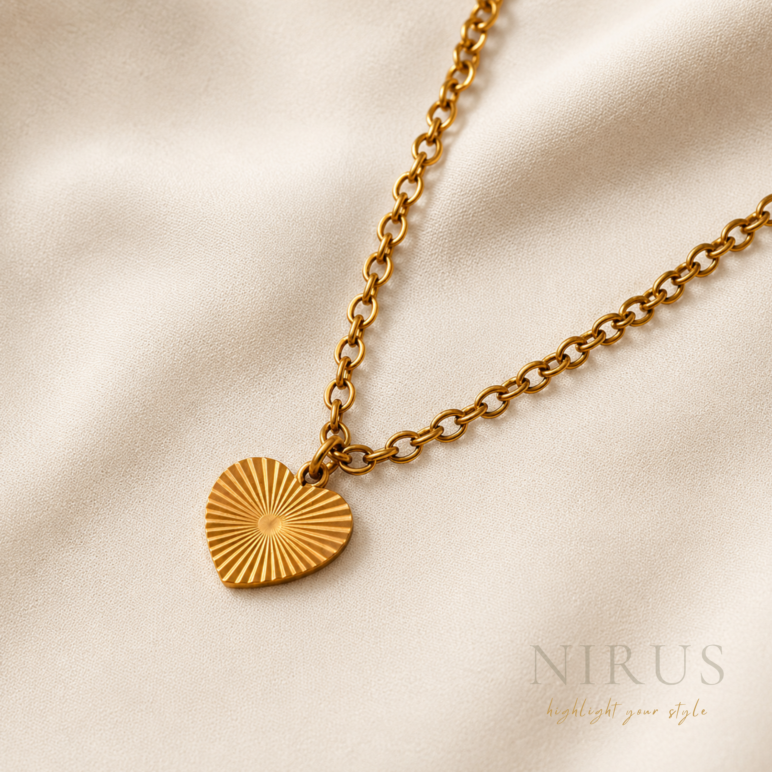 Soleil Heart Necklace