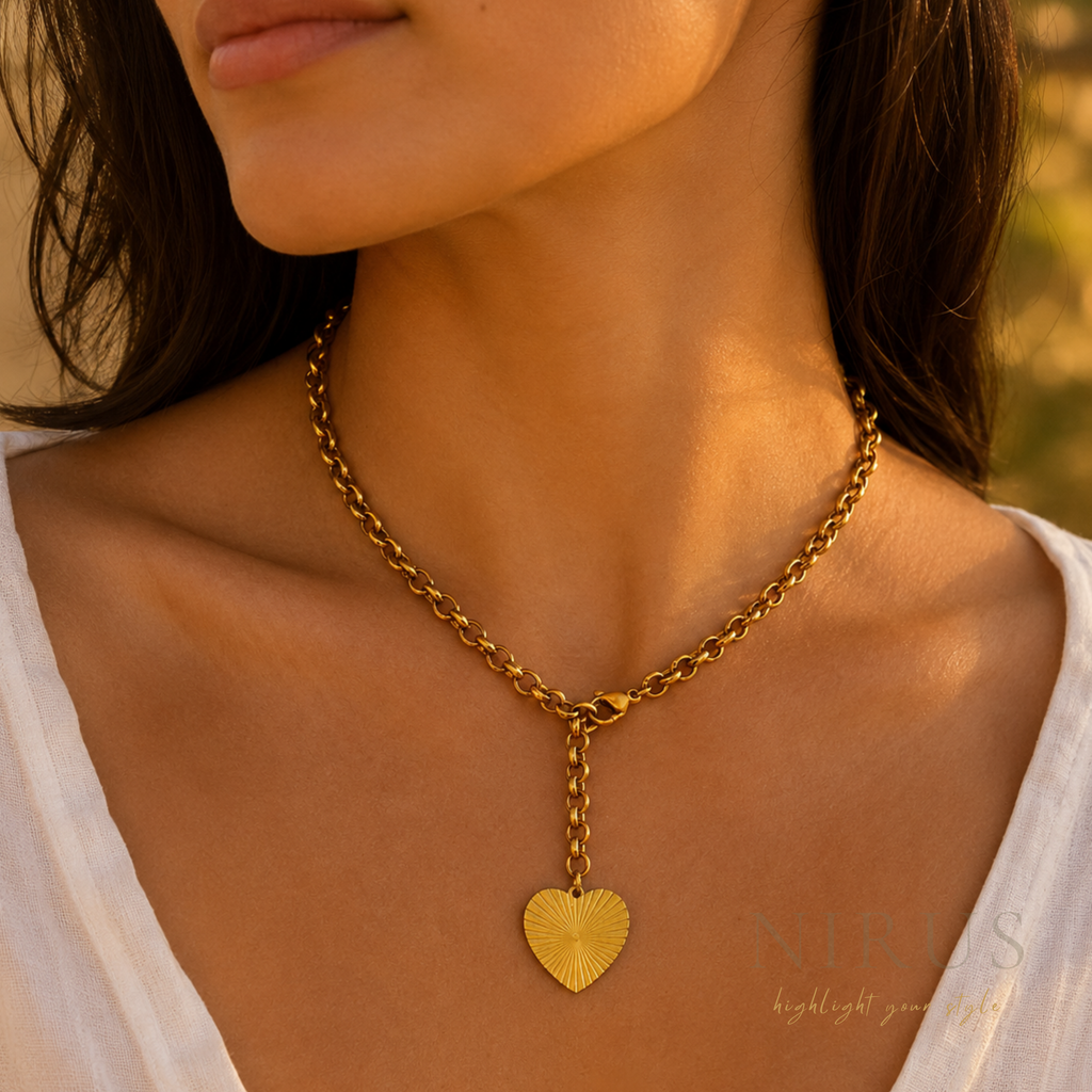 Soleil Heart Necklace