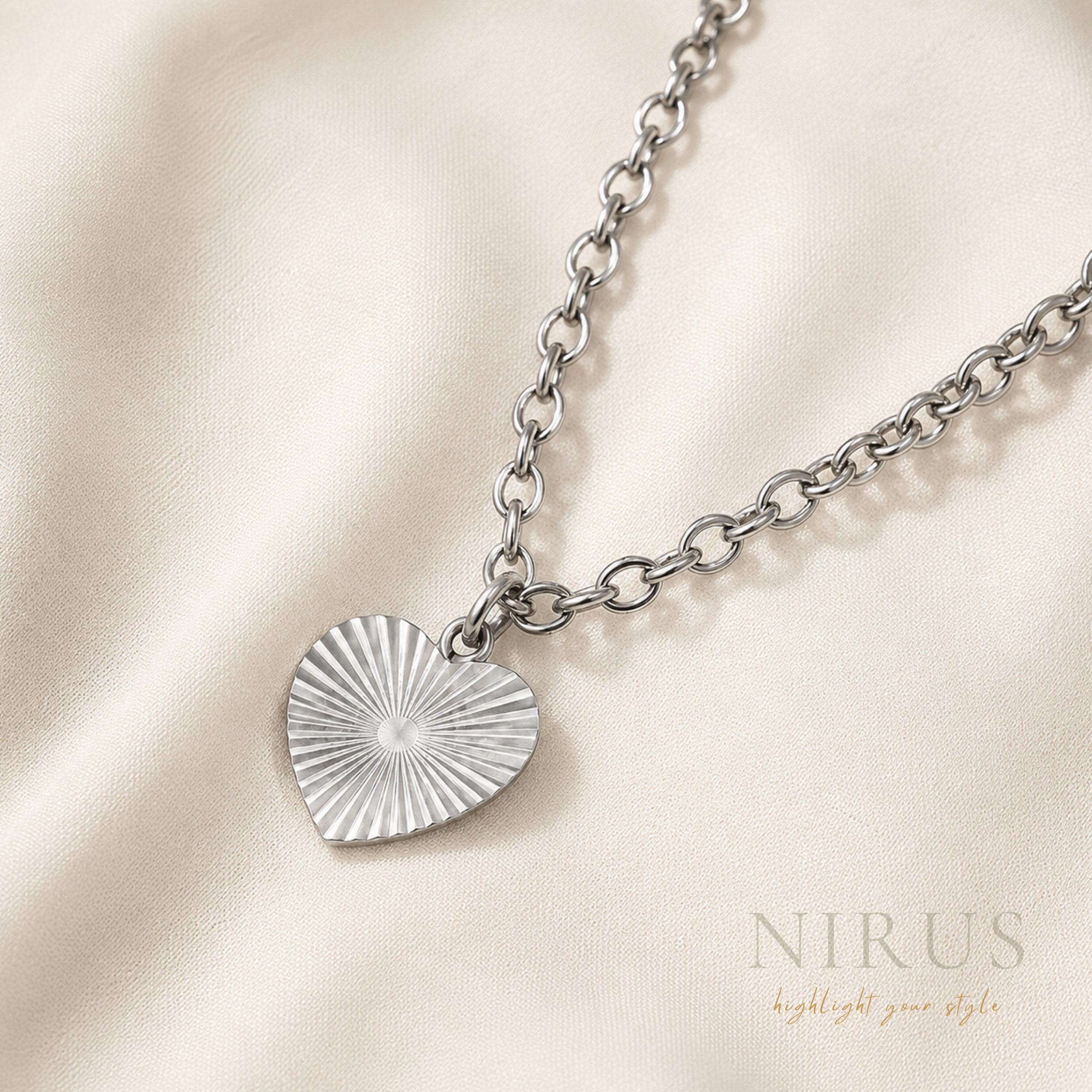 Soleil Heart Necklace
