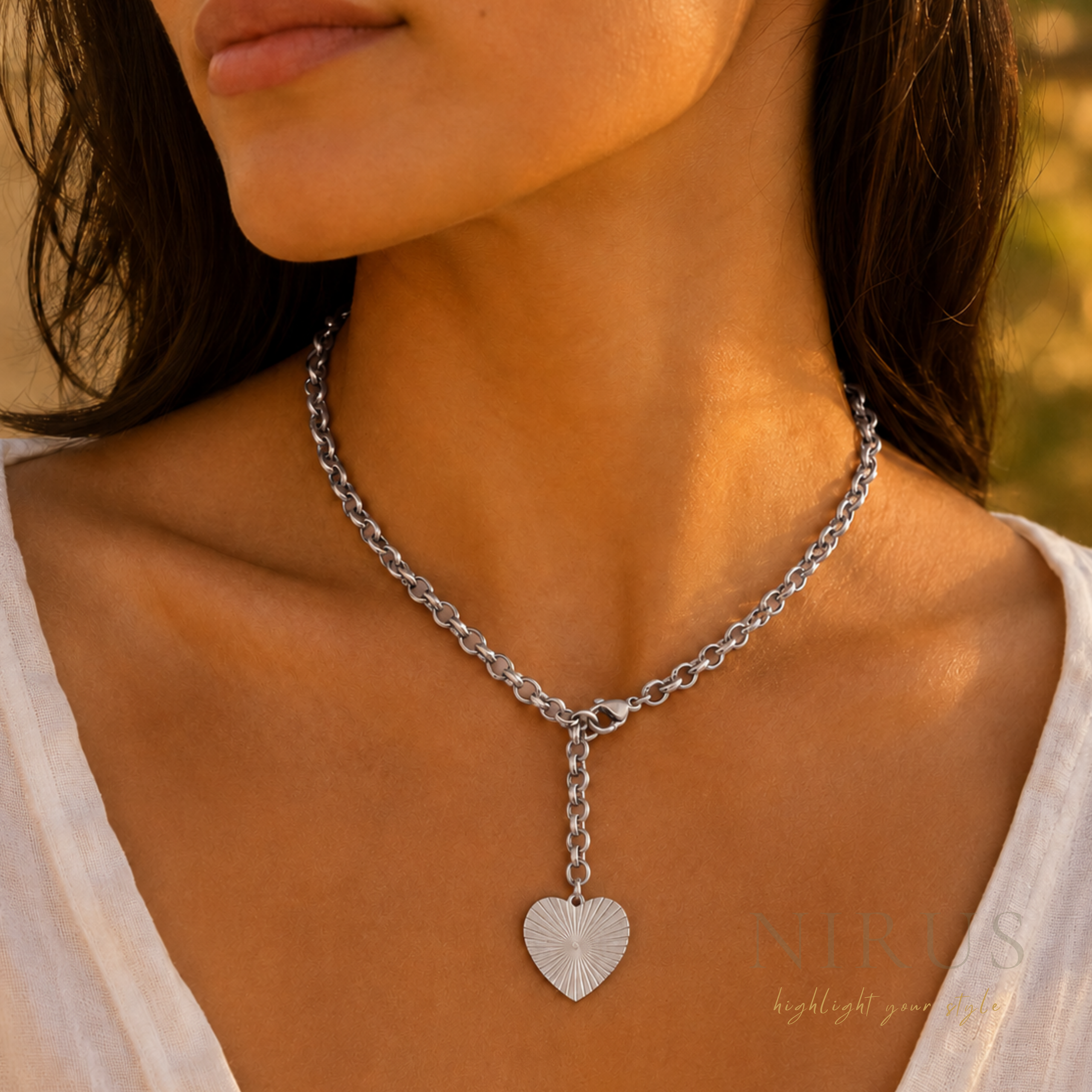Soleil Heart Necklace