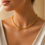 Allegra Oval Chain Necklace
