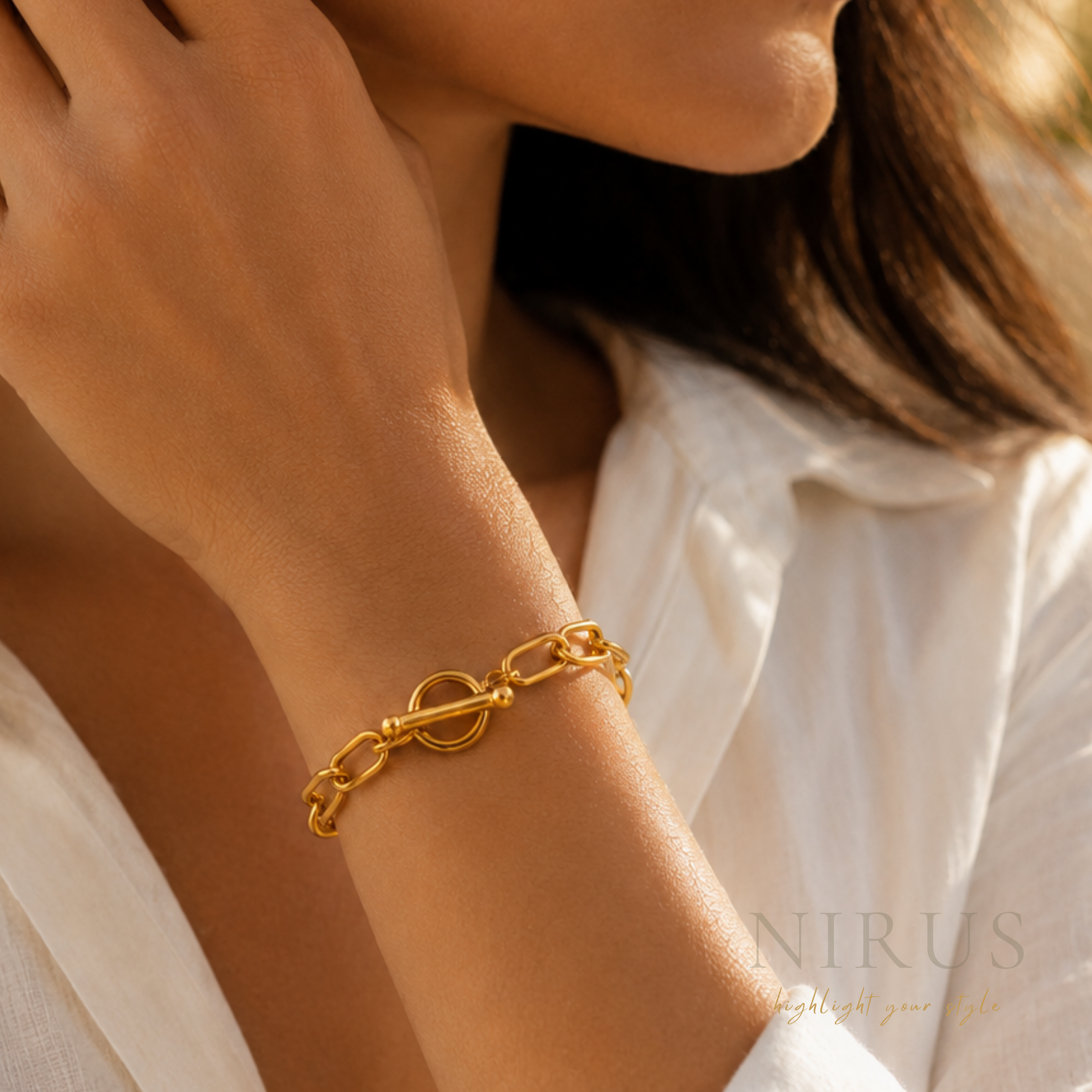 Ovale Toggle Bracelet